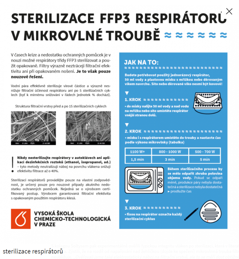 Sterilizace FFP3